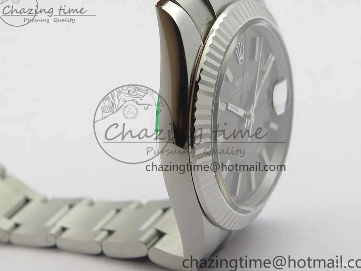 41 DateJust on Bracelet 1:1 Gray ARF Dial Steel A2824 126334 New Oyster Edition Best 904L V3 0423
